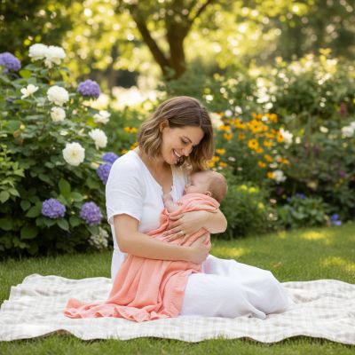 couverture-bebe-avec-volants-rose