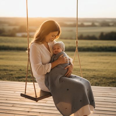 couverture-bebe-balancoire-sur-le-porche