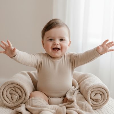 couverture-bebe-beige-tape-importante
