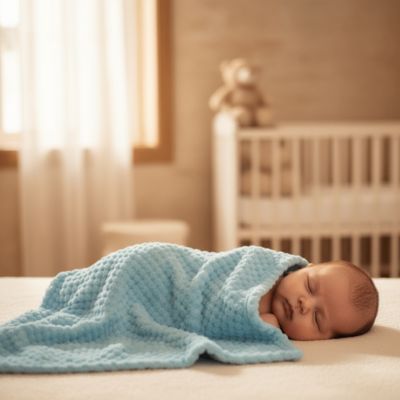 couverture-bebe-bleu-clair