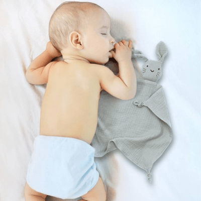 DOUDOU | LAPIN EN MOUSSELINE - Bébé Harmonie