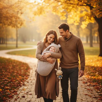 nid-dange-lapin-promenade-automnale-famille