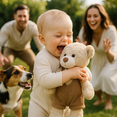 OURS EN PELUCHE | HABILLÉ CHIC - Bébé Harmonie