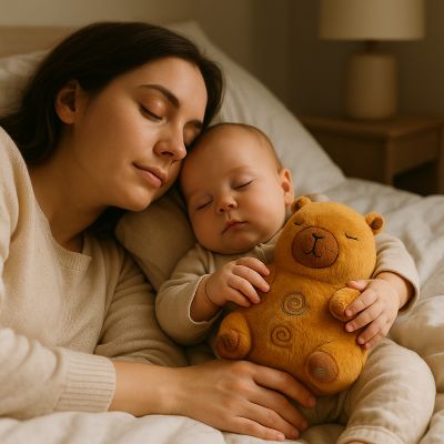 PELUCHE | CAPYBARA QUI RESPIRE - Bébé Harmonie