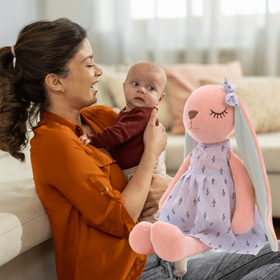PELUCHE LAPIN | LONGUES OREILLES - Bébé Harmonie