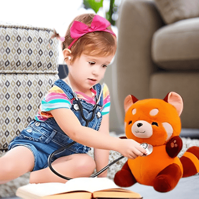 PELUCHE PANDA ROUX | RESPIRANT - Bébé Harmonie