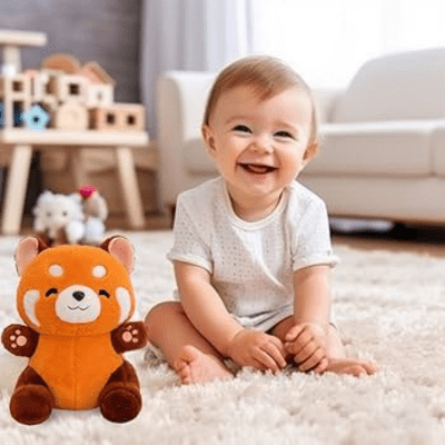 PELUCHE PANDA ROUX | RESPIRANT - Bébé Harmonie