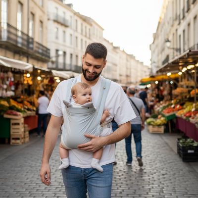 porte-bebe-sac-a-dos-gris-promenade-en-ville