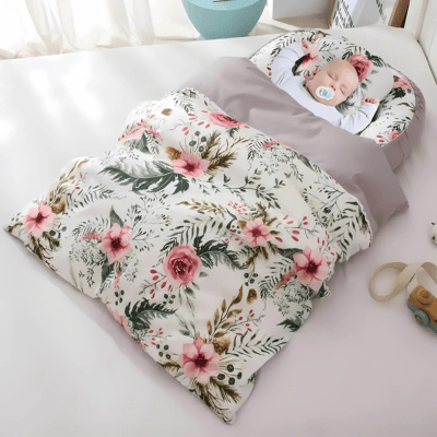 RÉDUCTEUR DE LIT BÉBÉ | FLORAL - Bébé Harmonie