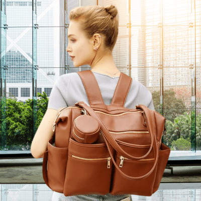 SAC À DOS À LANGER | CUIRFLEX™ - Bébé Harmonie